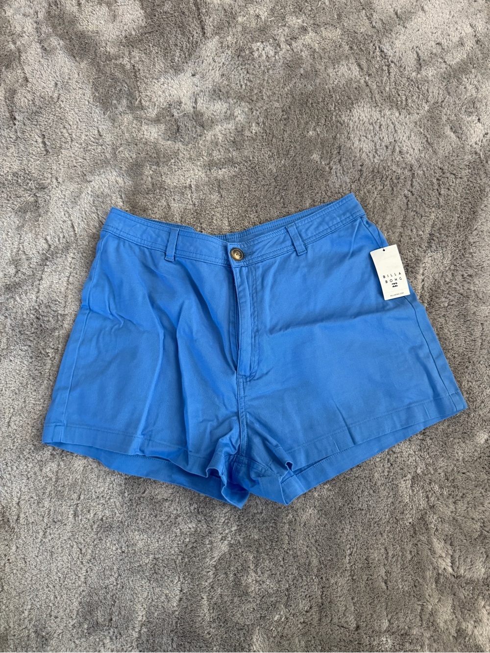 Billabong Blue High Waisted Side Kick Shorts